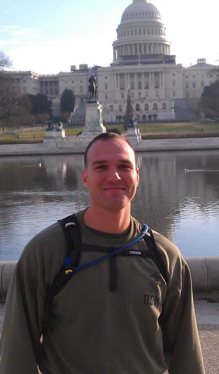 Jason Boyer, retired Marine Corps Master Gunnery Sergeant and owner of JPB Landscaping